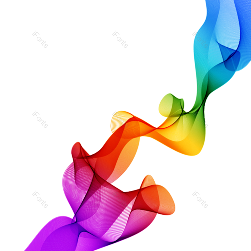 光效图片,丝带元素,飘带PNG,科技光效免抠素材